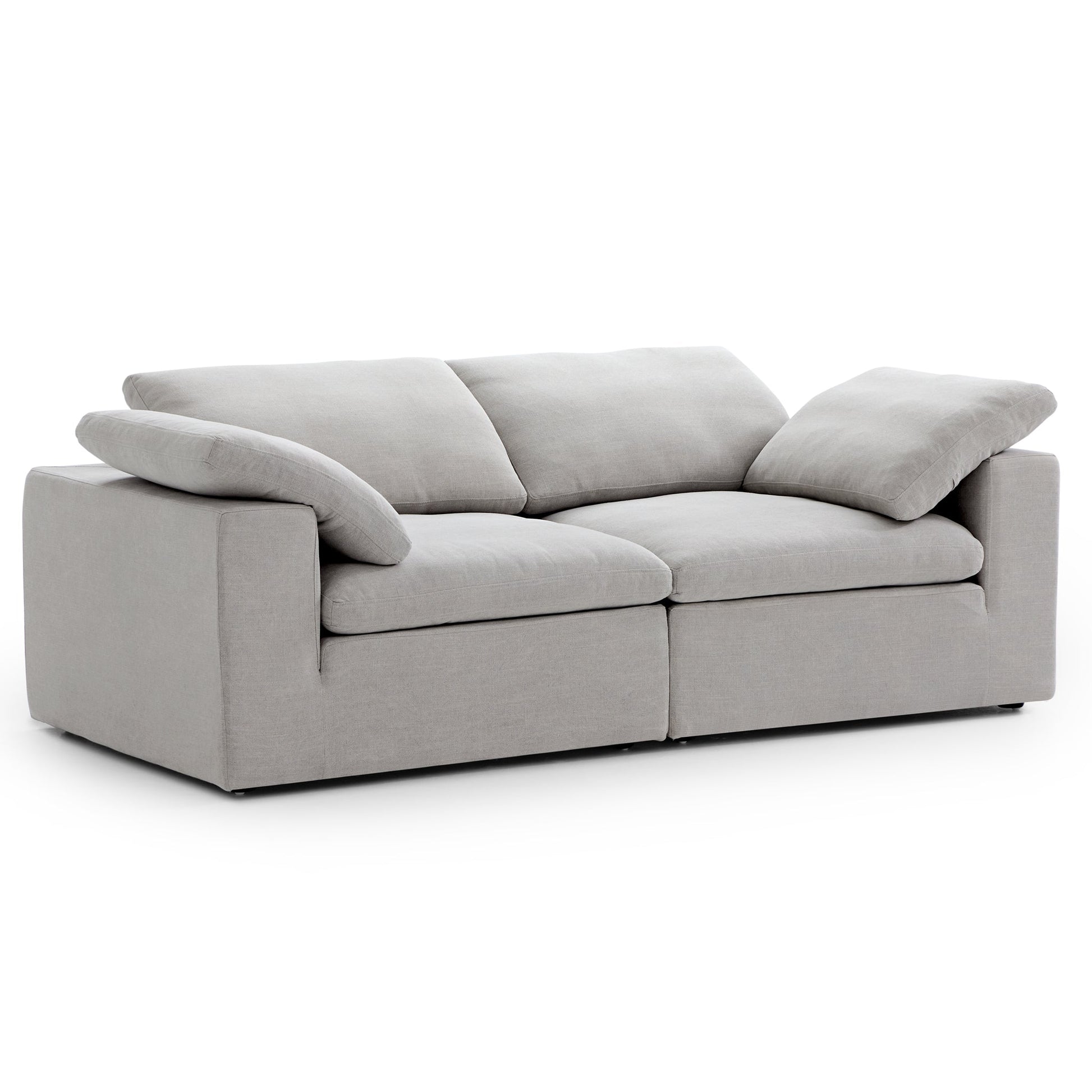 Tender Wabi Sabi Sand Sofa-Gray-90.6"