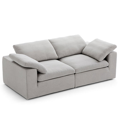 Tender Wabi Sabi Sand Sofa-Gray-90.6"