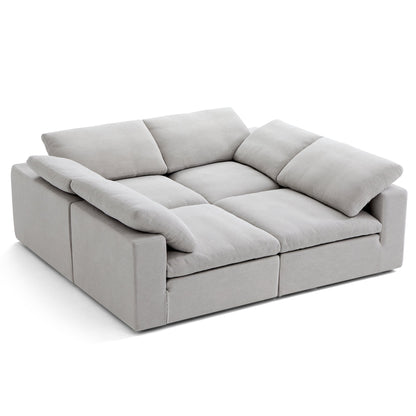 Tender Wabi Sabi Sofa Bed-Gray-90.6"