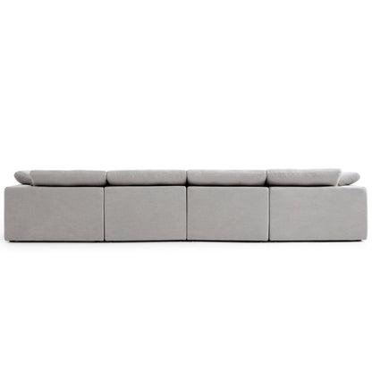 Tender Wabi Sabi Sand Sofa-Gray-165.4"