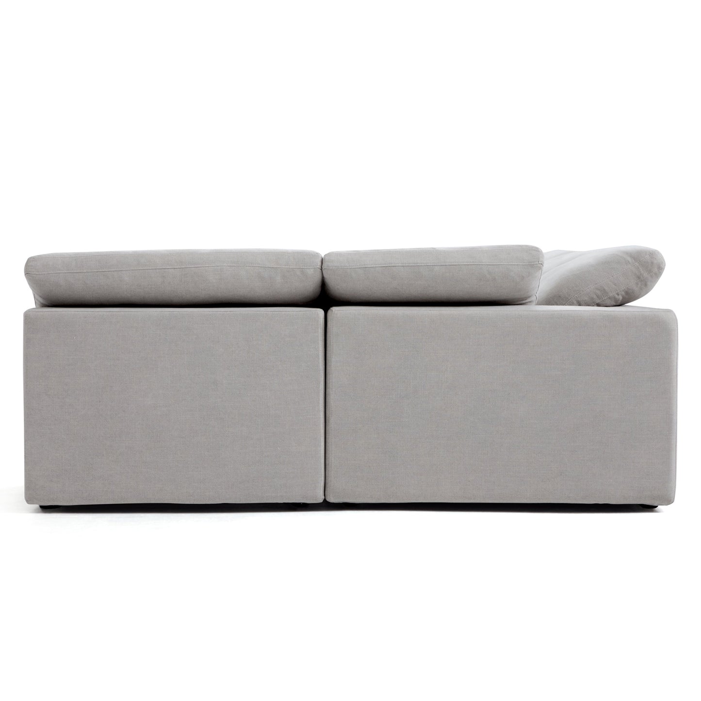 Tender Wabi Sabi Sand L Shaped Sectional-Gray
