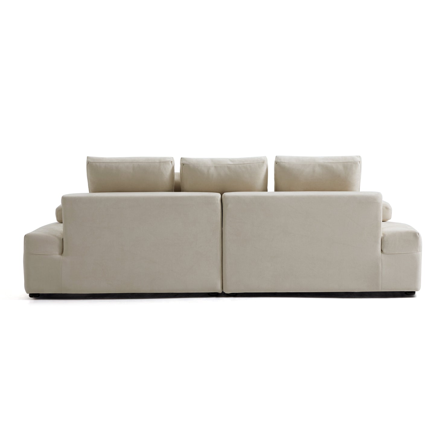 Composition Wabi Sabi Gray Sofa-Beige