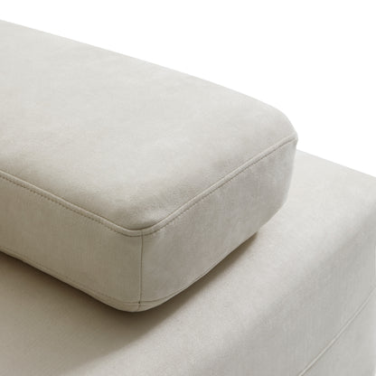 Composition Wabi Sabi Gray Sofa-Beige