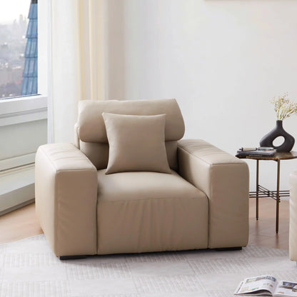 Chestnut Brown Leather Armchair