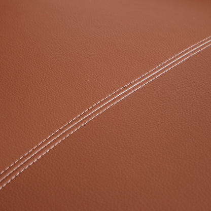 Domus Modular Brown Leather Sofa-Brown
