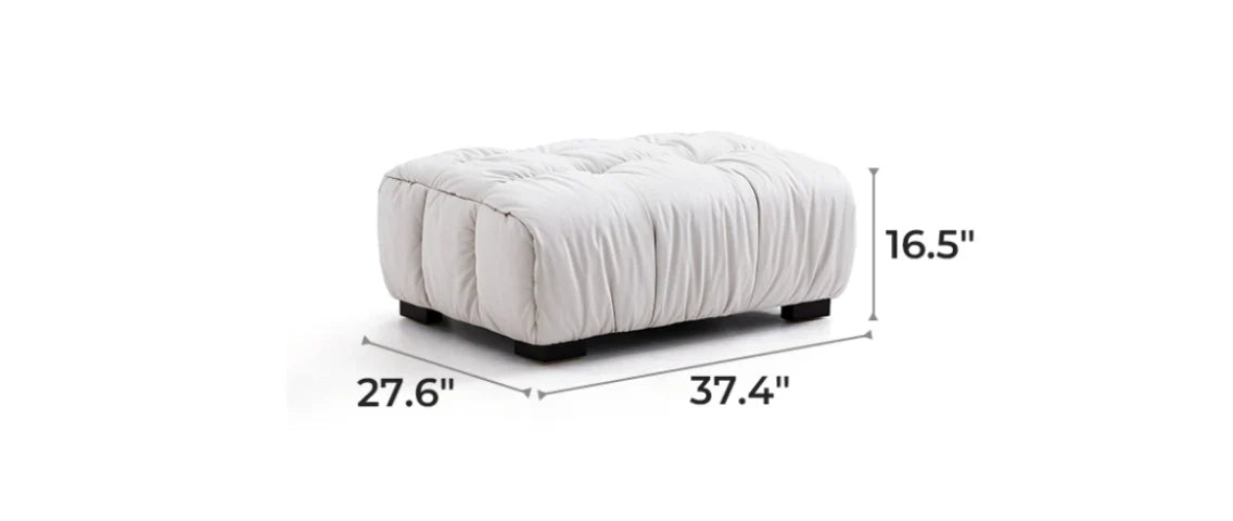 Boba Cream Leathaire Sectional Set