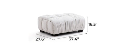 Boba Cream Leathaire Sectional Set