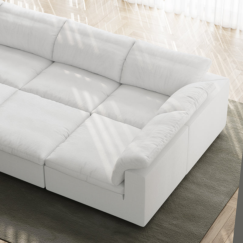 Tender Wabi Sabi Light Gray Sofa Bed-White