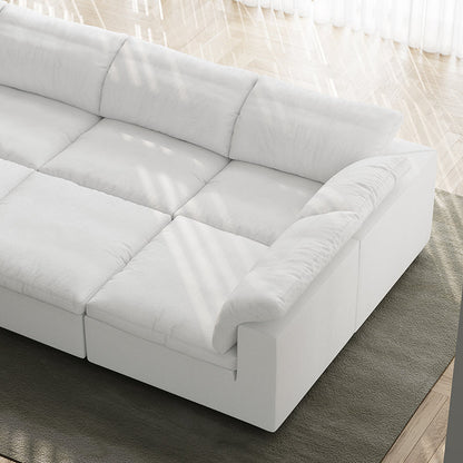 Tender Wabi Sabi Light Gray Sofa Bed-White