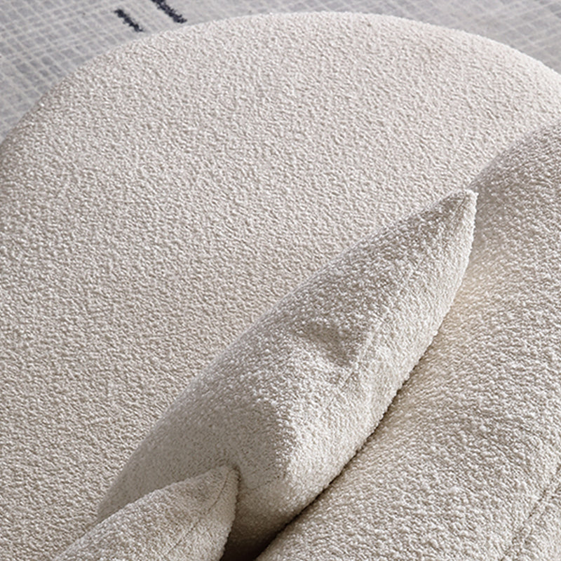 Wabi Sabi White Crescent Bay Sofa-White