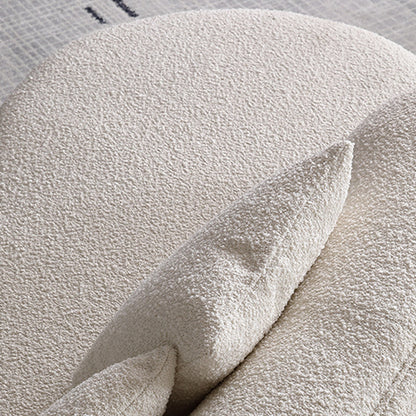 Wabi Sabi White Crescent Bay Sofa-White