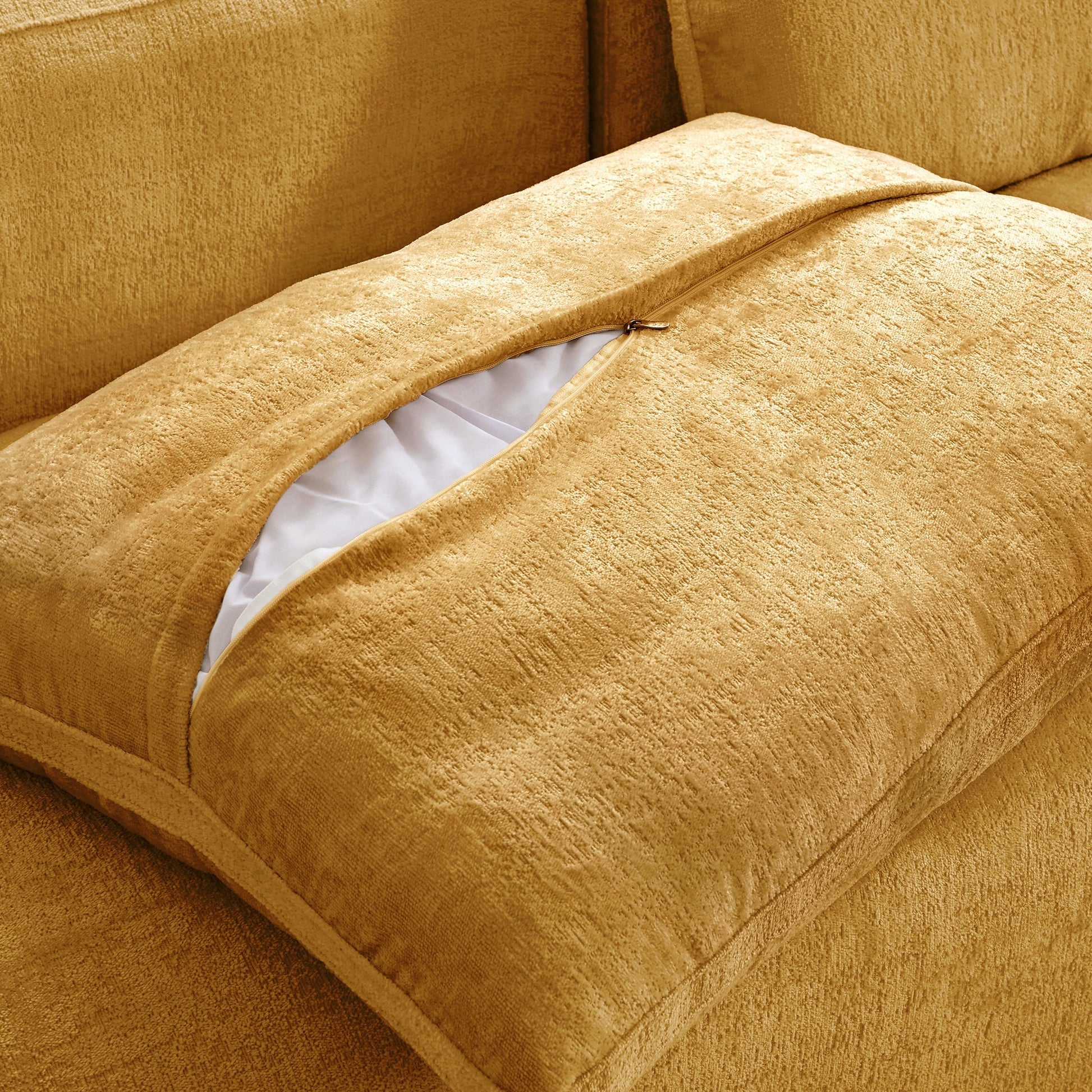 The Empress Gray Sofa Set-Yellow