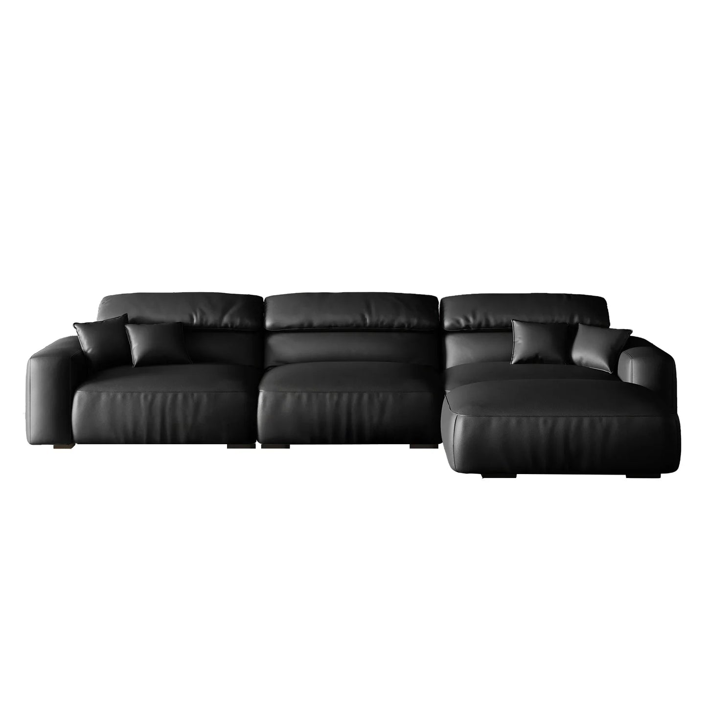Chestnut Sofa and Ottoman