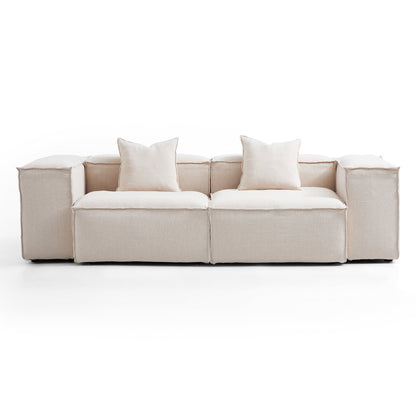Freedom Modular Khaki Sofa-Khaki-High-106.3″