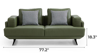 Olivia Top Grain Genuine Leather Sofa