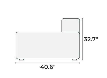 Milano Moda Minimalist Beige Sofa