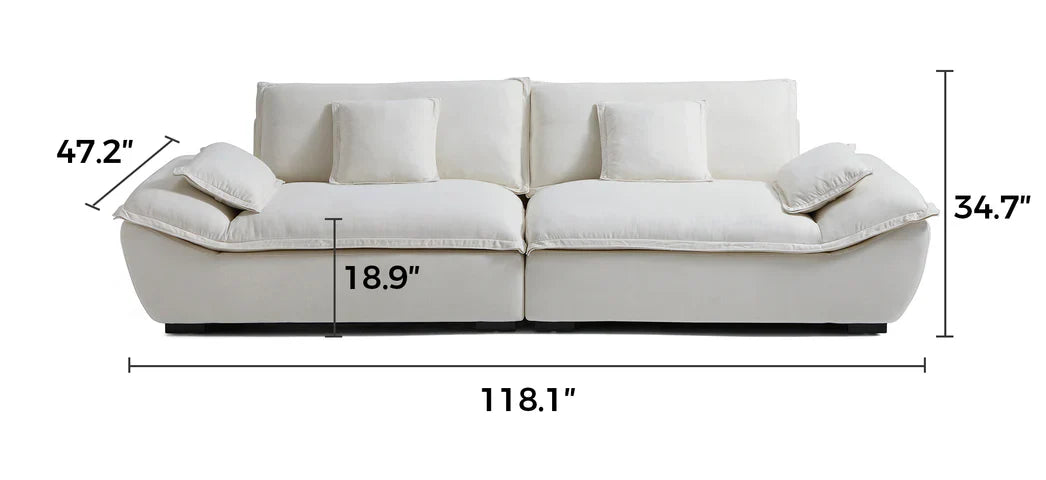 Casper Sailboat Fabric Sofa