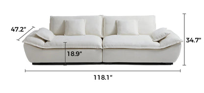 Casper Sailboat Fabric Sofa