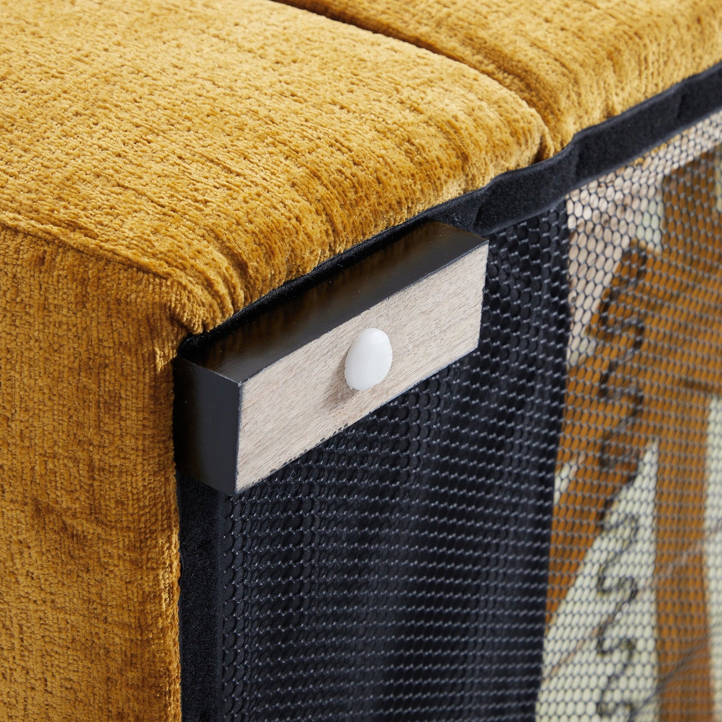 The Empress Yellow Sofa-Yellow