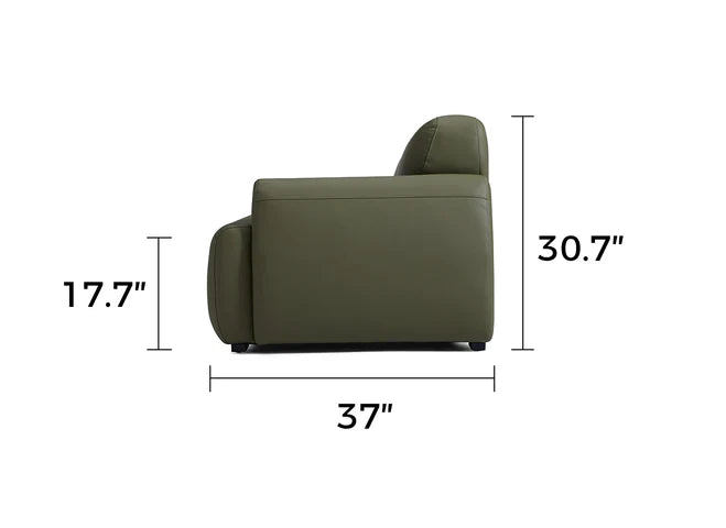 Brenley Modern Italian Leather Sofa