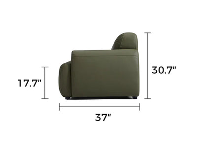 Brenley Modern Italian Leather Sofa