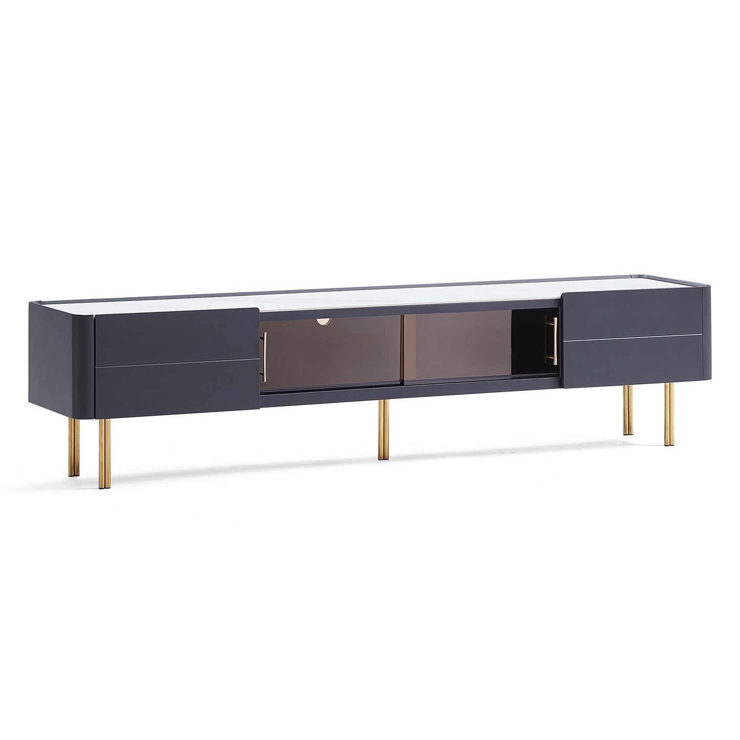 Noble Gilded TV Stand-hidden