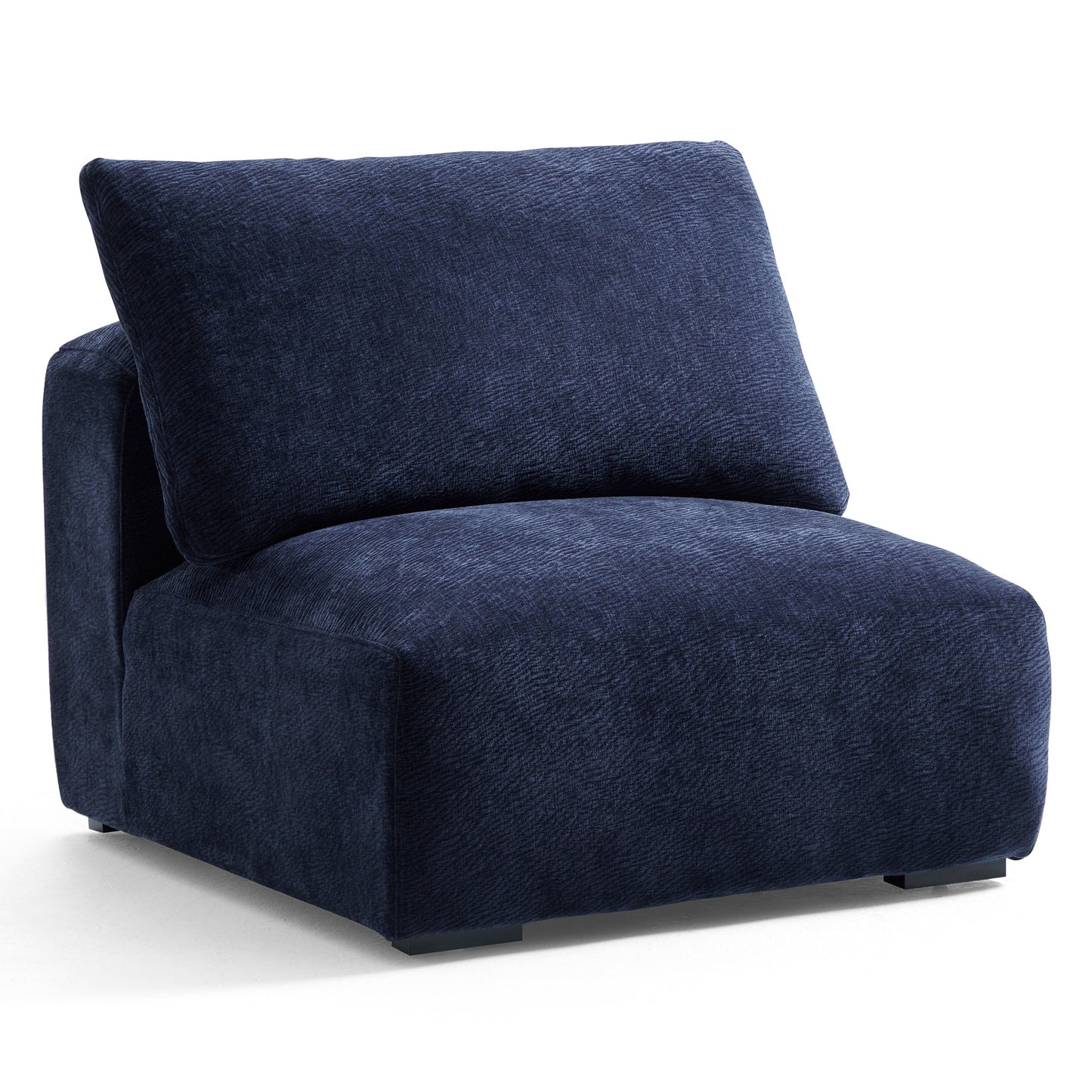 The Empress Navy Blue U Shaped Sectional-Navy Blue
