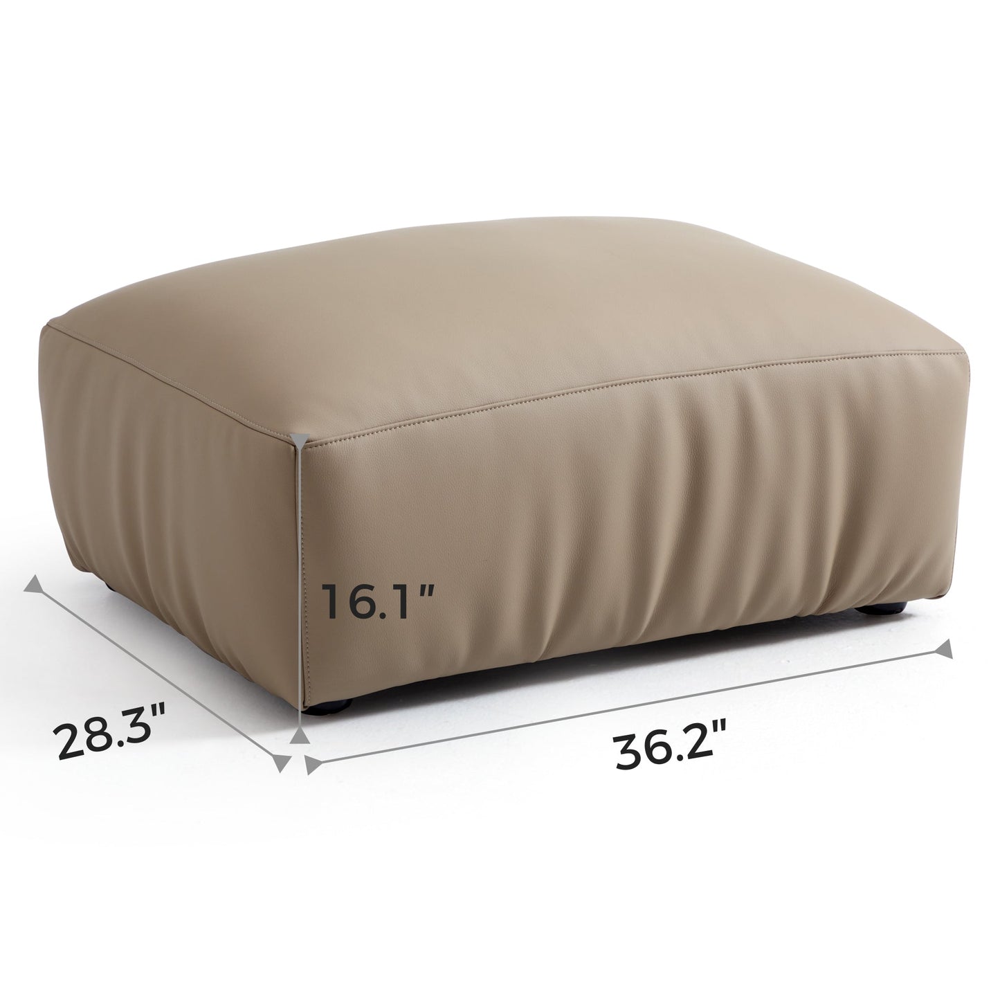 Chestnut Ottoman-Khaki