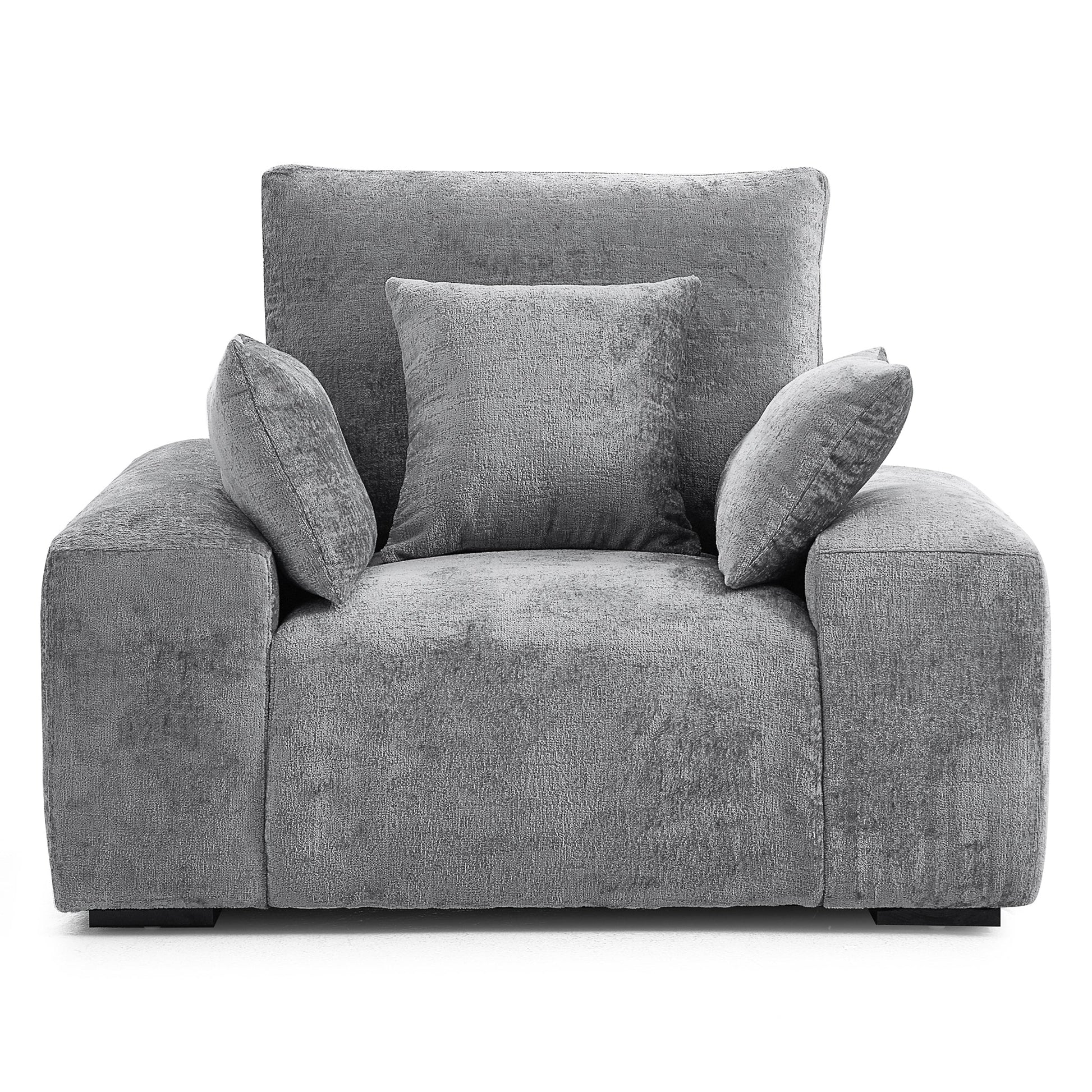 The Empress Camel Armchair-Gray