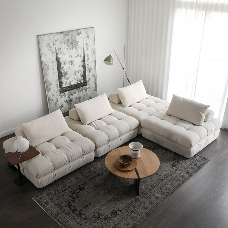 Block Modular Gray Sectional-White
