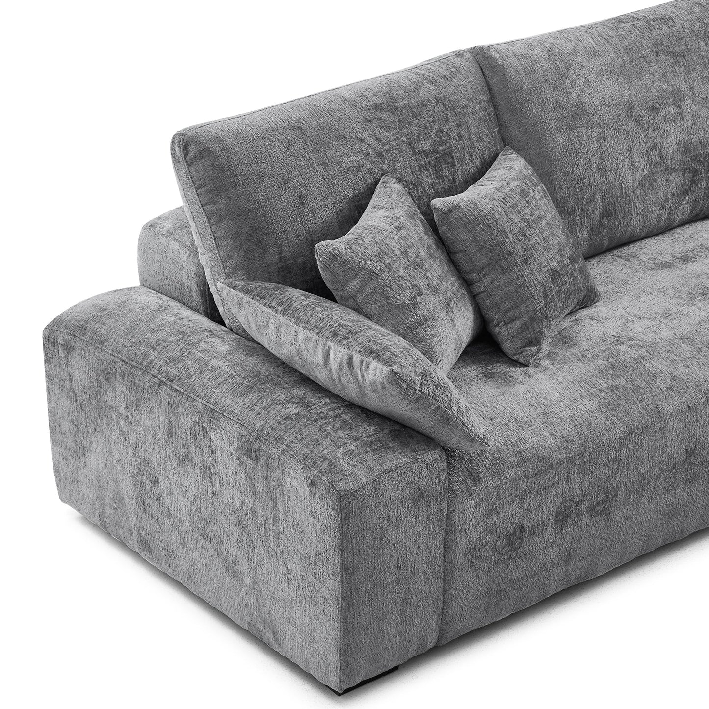 The Empress Beige Sofa-Gray