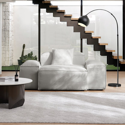 Freedom Modular Khaki Accent Armchair-Gray