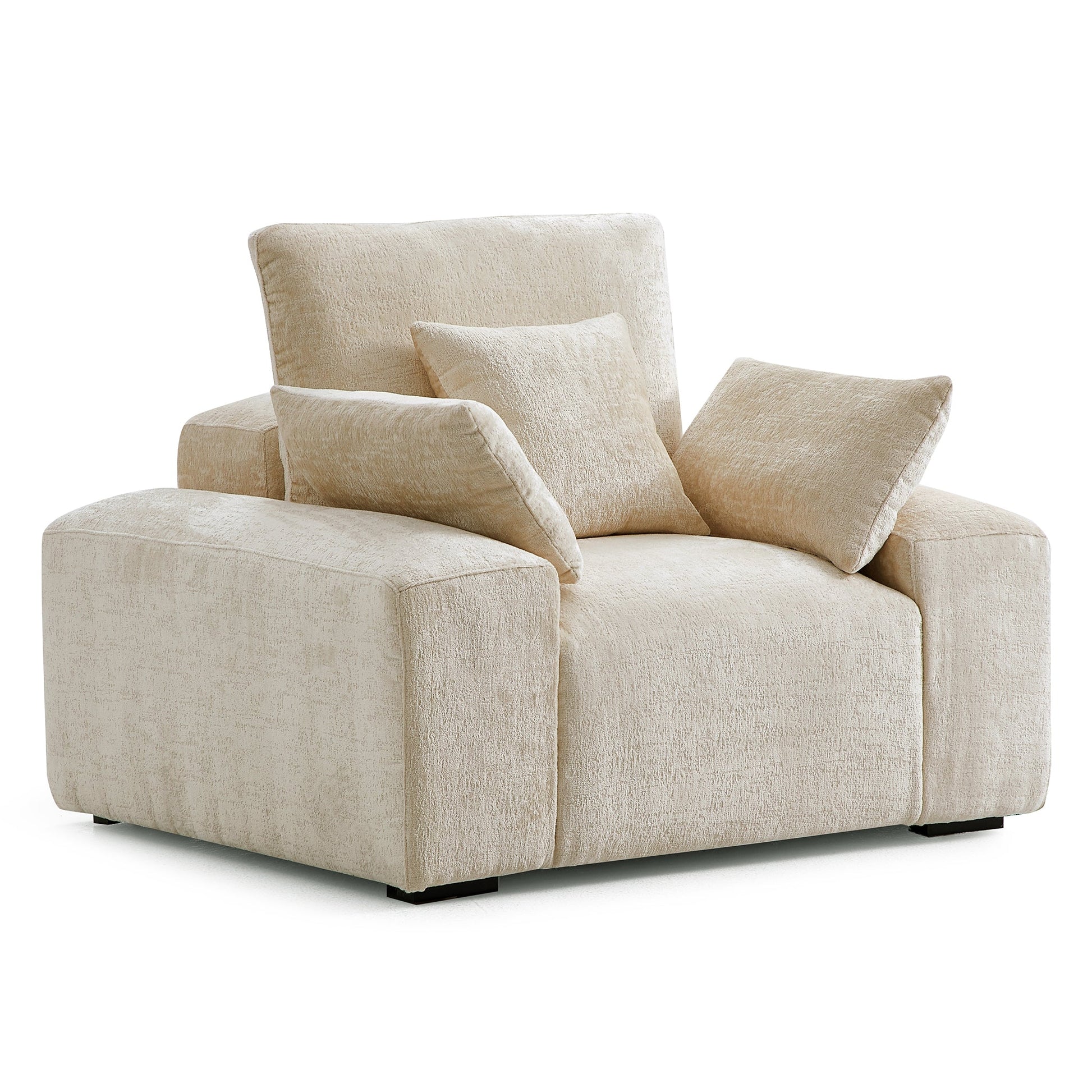 The Empress Camel Armchair-Beige