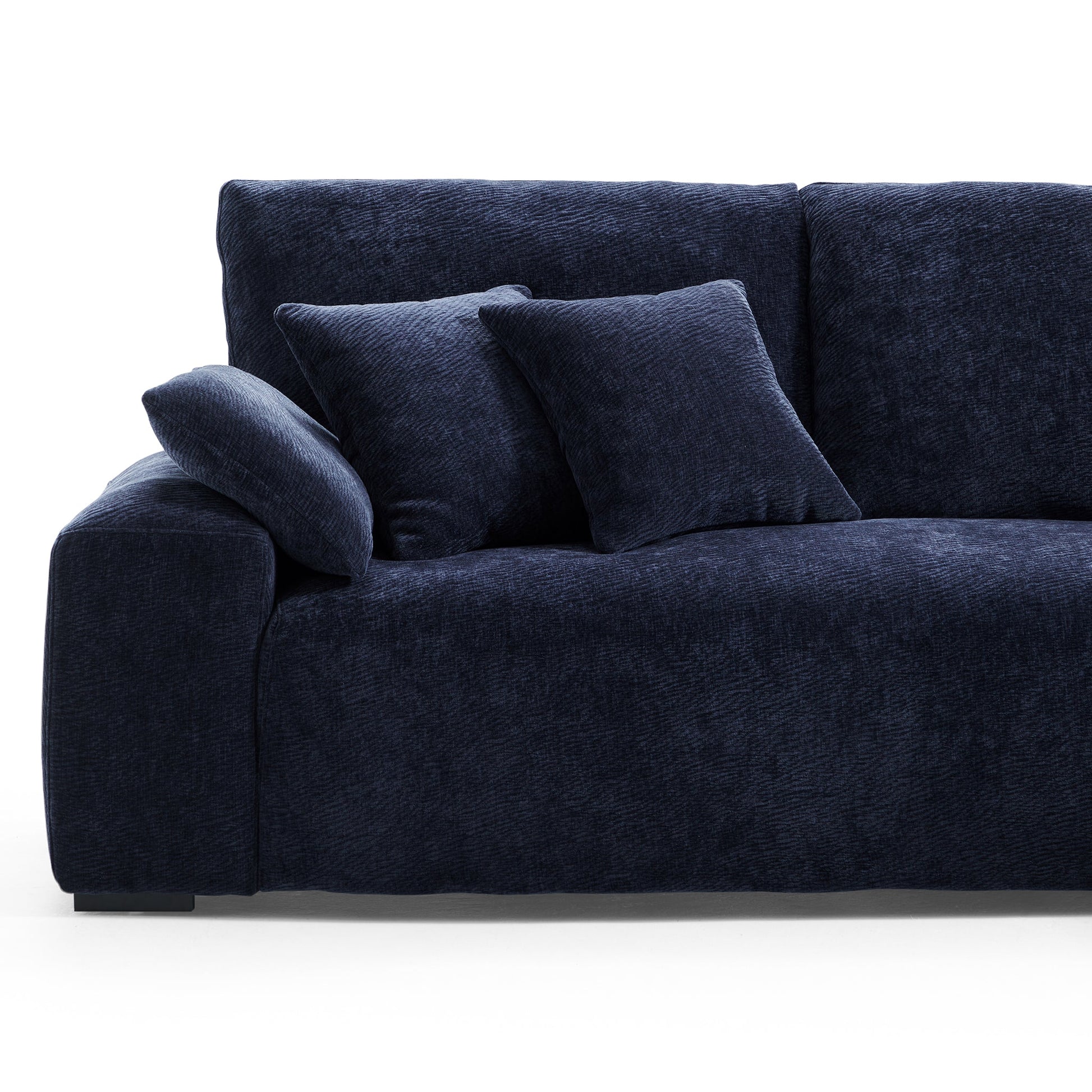 The Empress Navy Blue Sofa Set-Navy Blue