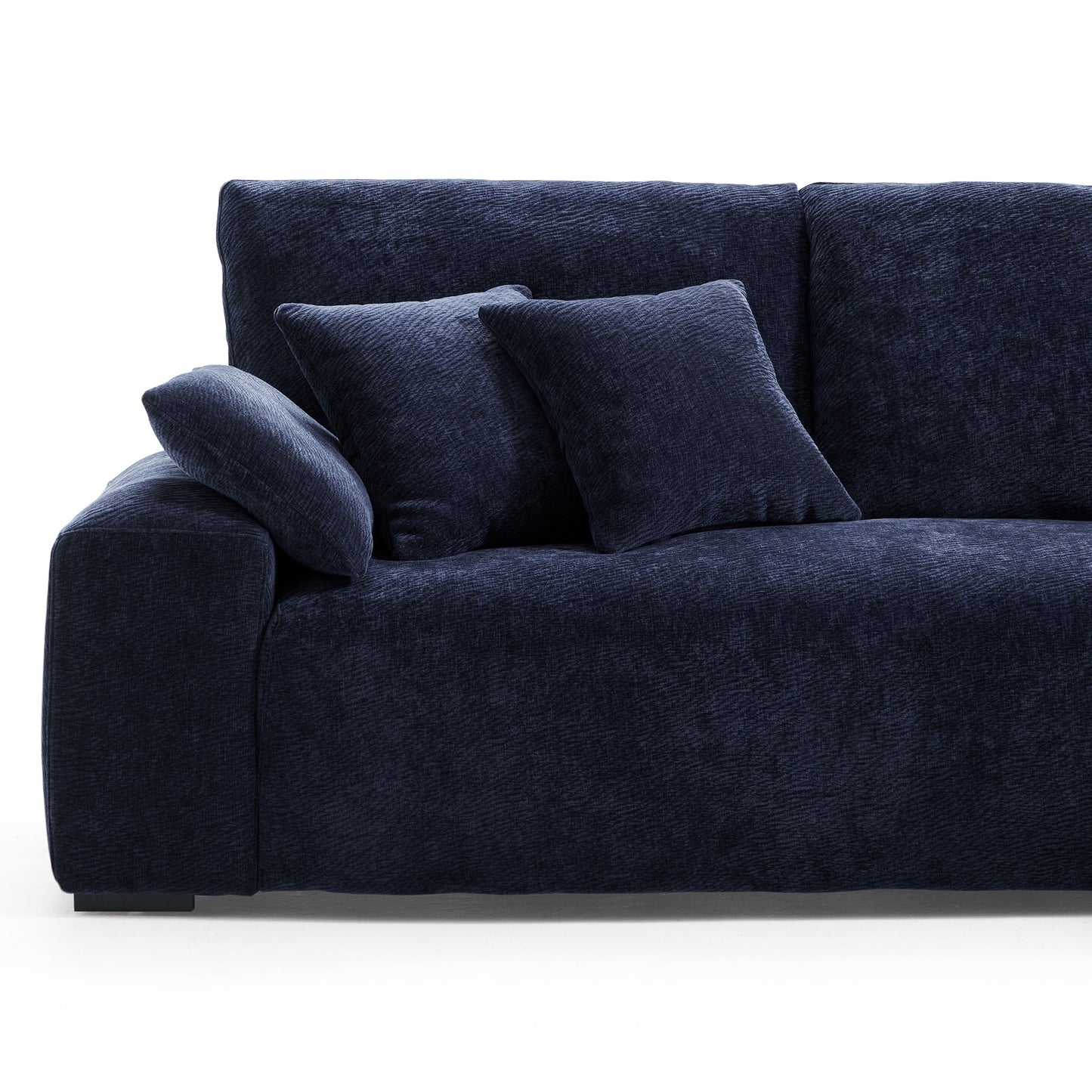 The Empress Navy Blue Sofa-Navy Blue