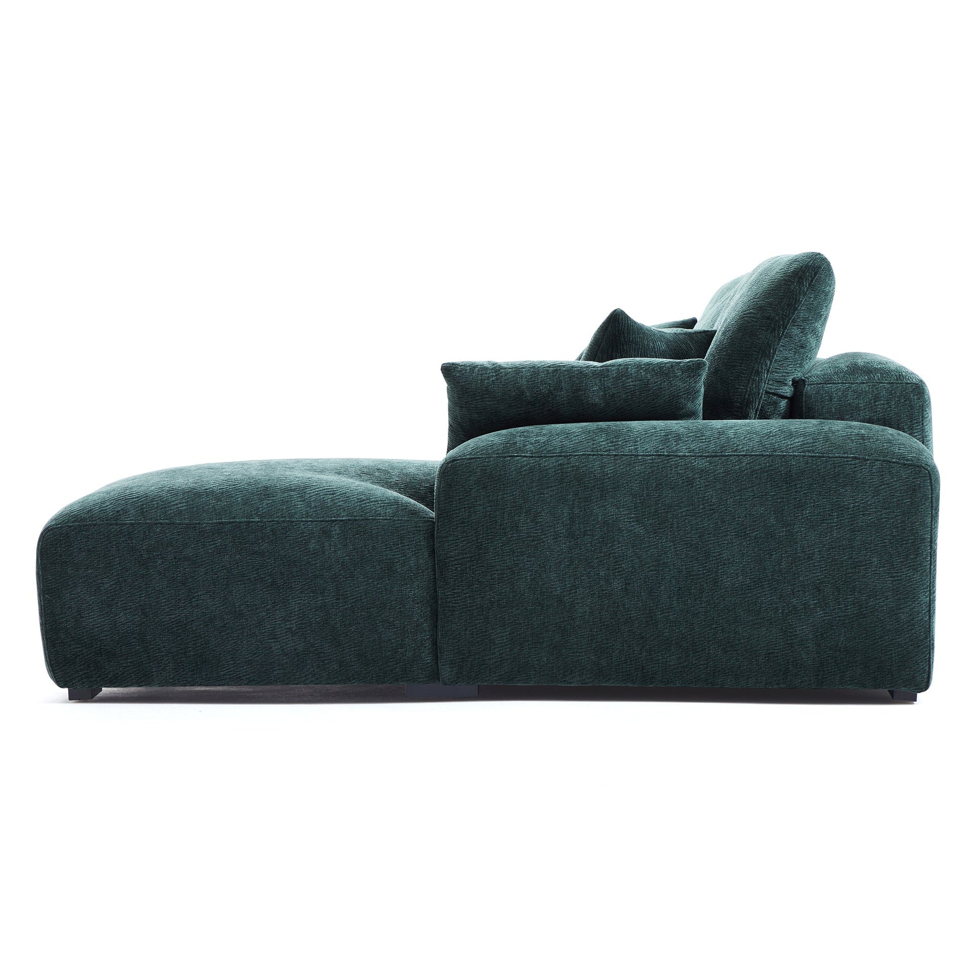 The Empress Green Sectional-Green