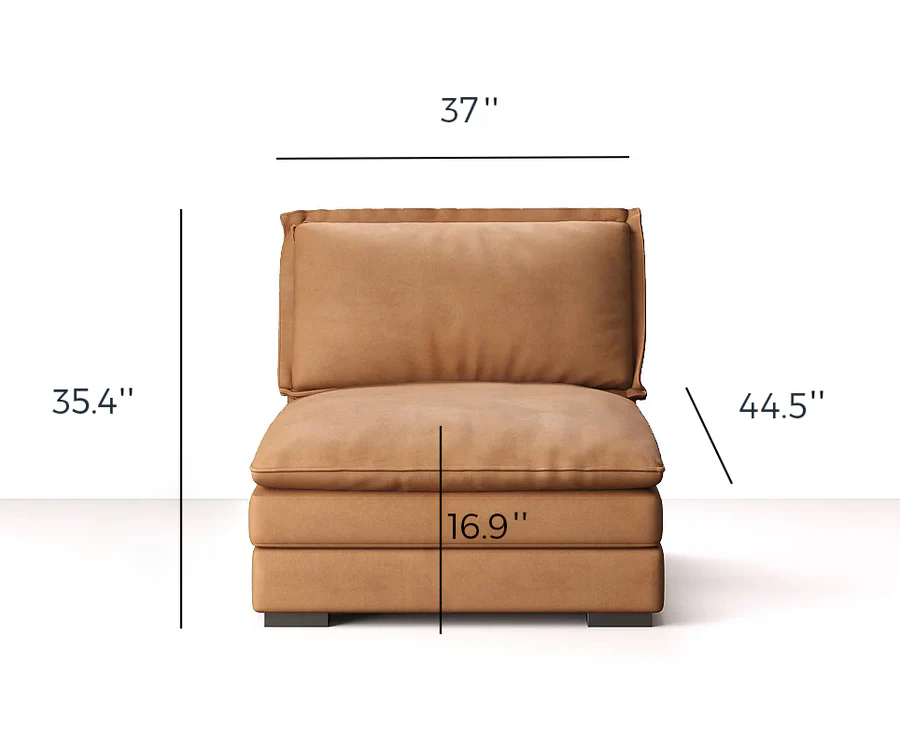 Sandwich Corner Sectional Set / Air Leather
