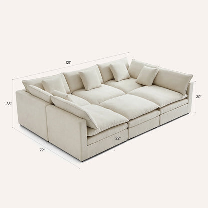 Burger Modular U-Sectional