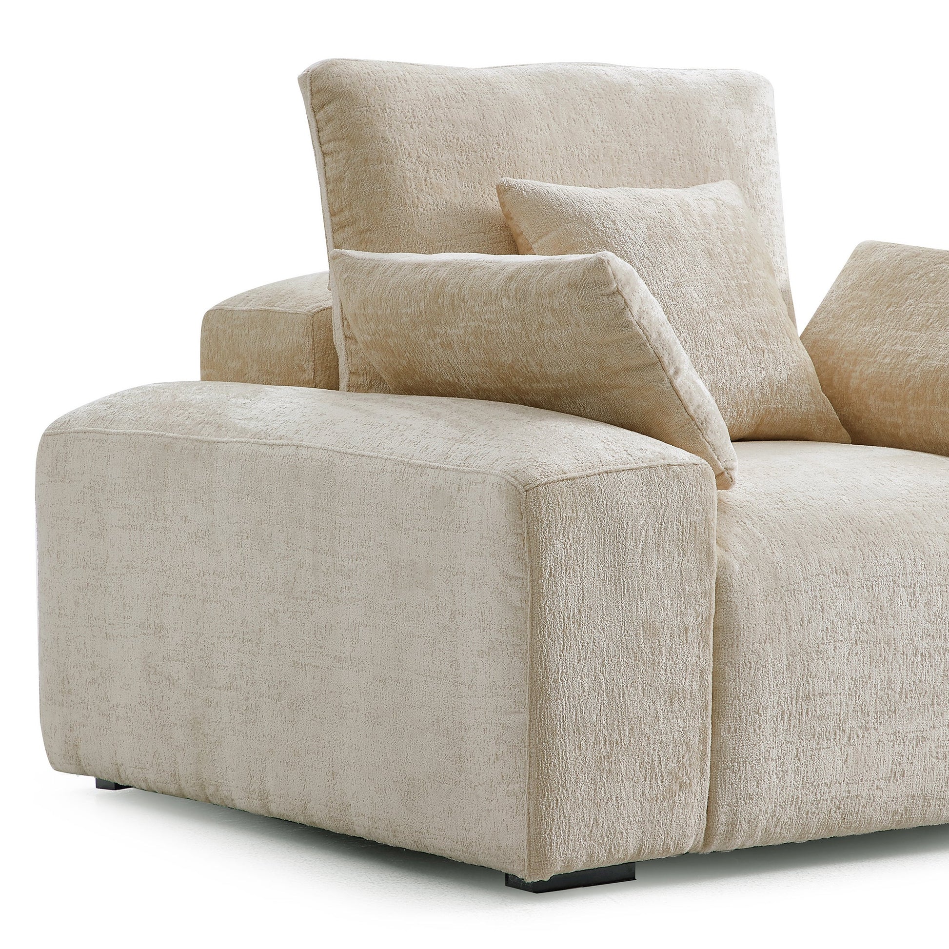 The Empress Camel Armchair-Beige