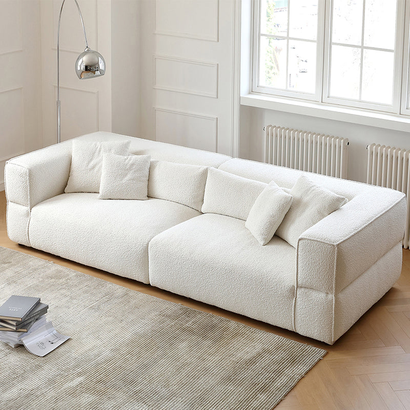 Nordic Modern Gray Sofa-White