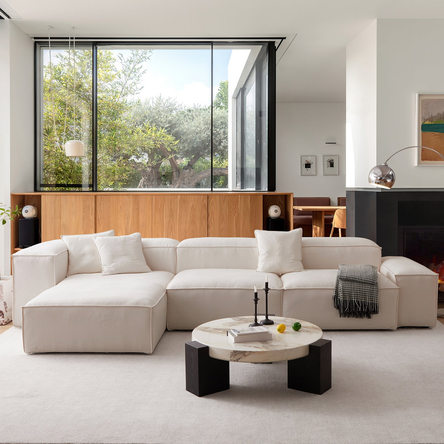 Freedom Modular Beige Sectional Sofa