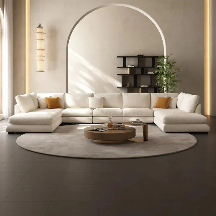 Feathers U-Sectional / Beige