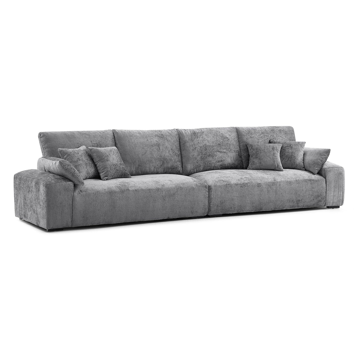The Empress Beige Sofa Set-Gray-140.1"