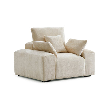 The Empress Camel Armchair-Beige