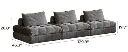 Block Modular Gray Sectional