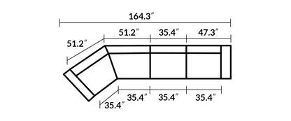 Domus Curved Sofa