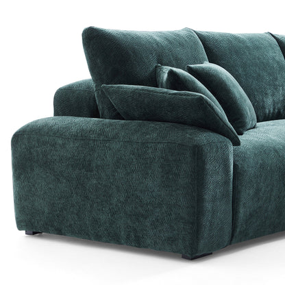 The Empress Green Sofa Set-Green