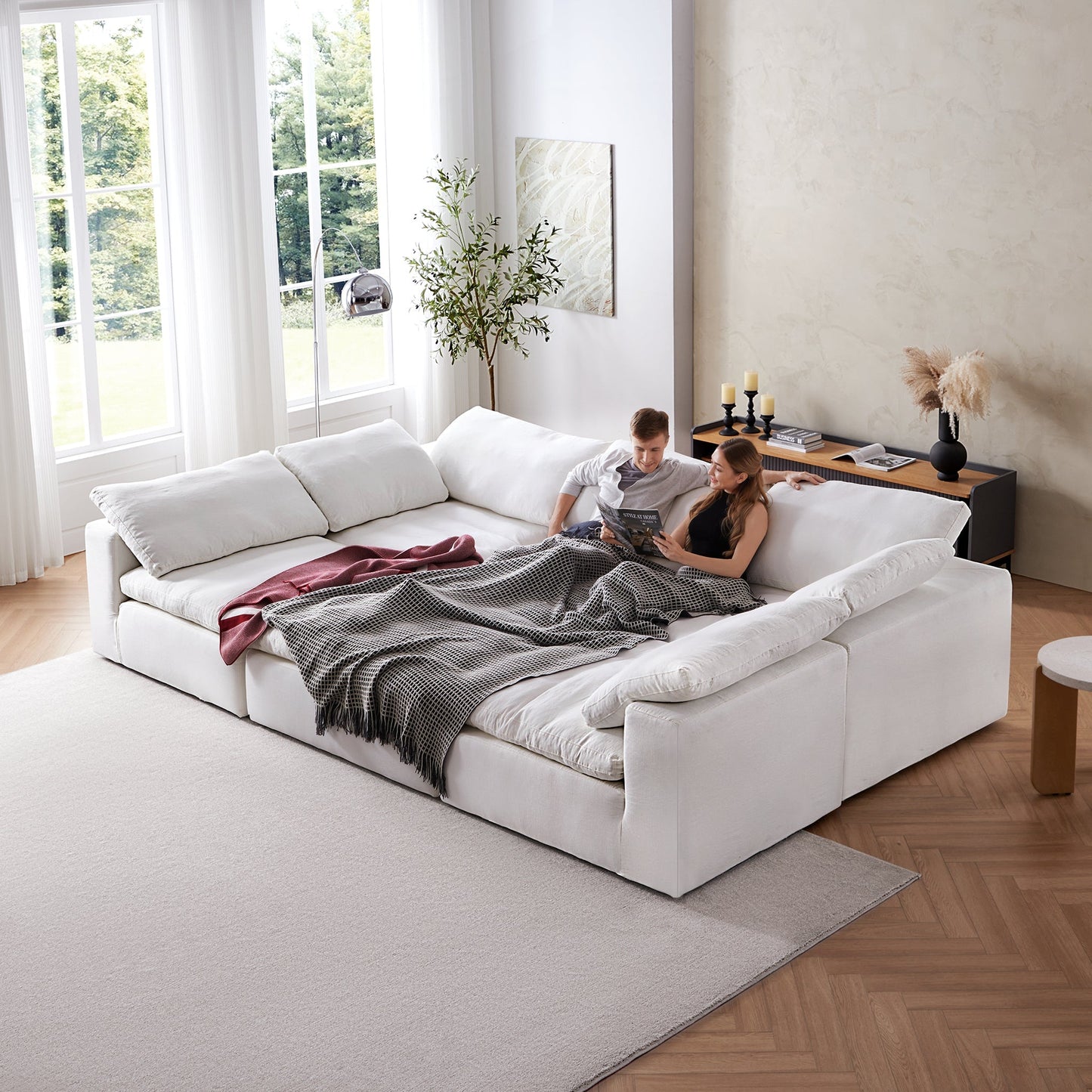 Tender Wabi Sabi Sofa Bed-White