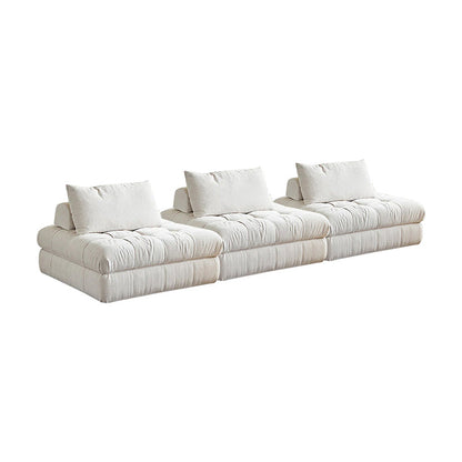 Block Modular Gray Sectional-White-3 Seater 129.9"