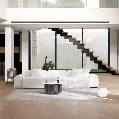 Freedom Modular Gray Sofa-White
